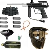 NEW 32 Degrees Black ICON X Paintball Marker MEGA SET