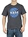 Fifth Sun Nasa Logo Mens Charcoal T-shirt