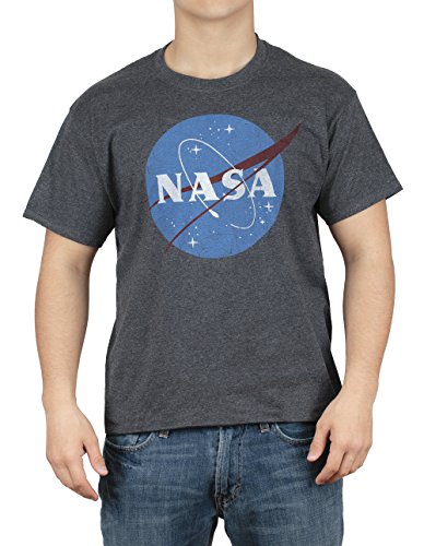 Fifth Sun Nasa Logo Mens Charcoal T-shirt