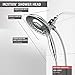 Delta Faucet 5-Spray In2ition 2-in-1 Dual Hand Held Shower Head with Hose, Champagne Bronze 58045-CZ