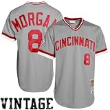 Cincinnati Reds Authentic 1976 Joe Morgan Road Jersey By Mitchell & Ness 48