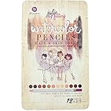 Prima Marketing Julie Nutting Hair & Skin Tones Mixed Media Watercolor Pencils (12 Pack)