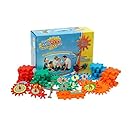 Gear Toy Motorized Building Set - Interlocking Educational Building Toy by Mogee - Over 45 Pieces - Batteries Included