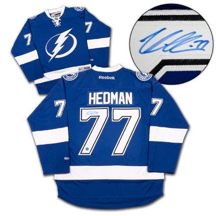 Victor Hedman Tampa Bay Lightning Autographed/Hand Signed Hockey Jersey