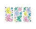 Girls Butterfly Flower Pastel Wall Decor Room Stickers