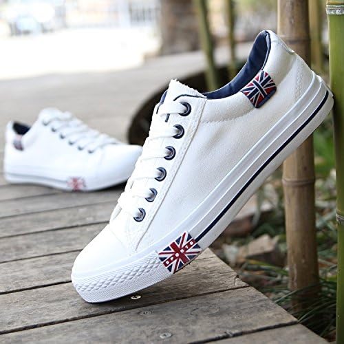 Mens Fashion Sneakers Canvas Shoes white black blue England Logo Eur Size 39-44