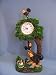 *NEW* Rooster Pendulum/Swing Clock with Snow Dome/Globe - Country/Farmhouse Decor