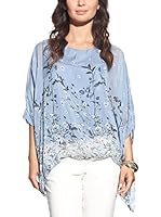 Laura Moretti Blusa Seda (Azul)
