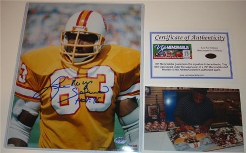 Lee Roy Selmon Tampa Bay Buccaneers/Bucs Autographed/Hand Signed 8 x 10 Photo