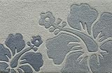 HIBISCUS RUG BLUE 18