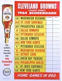 51oRiGR80xL. SL160  Cleveland Browns 1964 Football Schedule Poster
