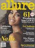 Allure June 2013 Zoe Saldana