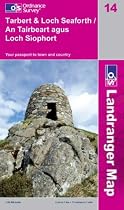 Tarbert and Loch Seaforth (OS Landranger Map)