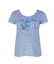 Baby on Board stripe t-shirt