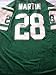 Curtis Martin autographed New York Jets authentic style jersey (GTSM)