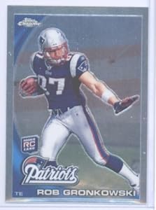 2010 Topps Chrome Football Rookie Card #C112 Rob Gronkowski New England Patriots