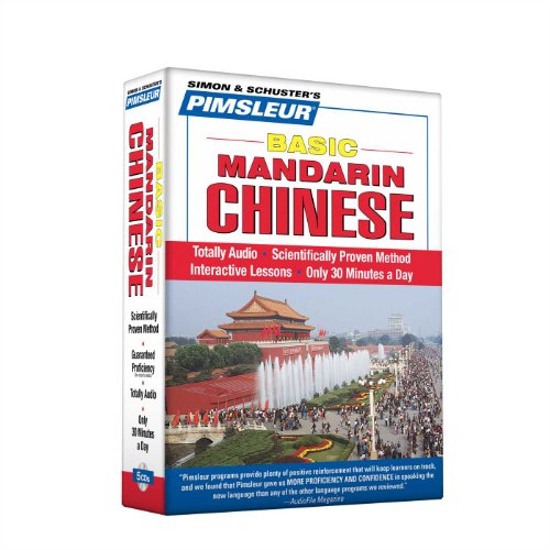 pimsleur chinese mandarin basic course level 1 lessons 1 10 cd learn to speak and understand mandarin chinese