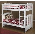 Orbelle Twin Over Twin Bunk Bed, White