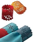 Tag Summer Beach Henna Napkin Rings, Assorted Color, Set of 4
