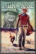 John Wayne Long Live Cowboy West Dog Poster Dry Mounted Wood Framed, 24x36.