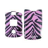 forMotorolaRAZRV3V3cV3mV3rV3eV3tV3isnaponhardcoverfaceplatePINKandBLACKZEBRAPRINTdesign(manyotherdesignsavailable)