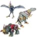 Search : Snarl, Swoop, and Grimlock Transformers Animated Dinobots Action Figures