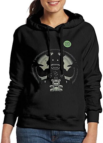 ShipElena Five Nights At Freddy Hooded For Women M Black