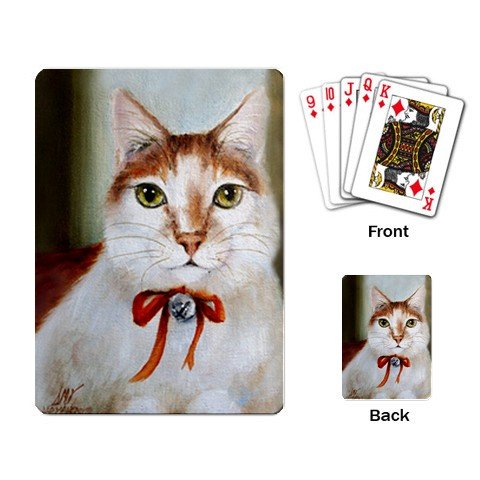 Cover image : Limited Edition Violano Playing Cards Christmas Jingle Cat
