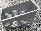 Bestecktrockner 10x18cm rechte. Besteckkorb 1694 silber-grau