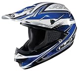 HJC CS-MX Blizzard Motocross Helmet MC-2 Blue Extra Large XL 186-925