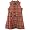 Girls Pink and Brown Plaid Pleated Sleeveless Sundress ~ Size 6x