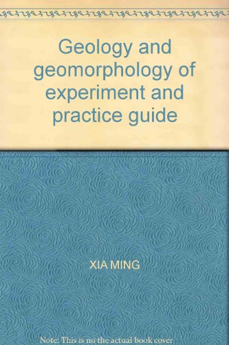 Geology and geomorphology of experiment and practice guide