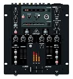 Behringer Pro Mixer NOX202 Premium 2-Kanal DJ Mixer mit infinium Contact-Free VCA Crossfader, Beat-Syncable FX und USB Audio Interface