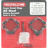Redfield Top Access Rings 1" Medium Black Matte Md: 47230