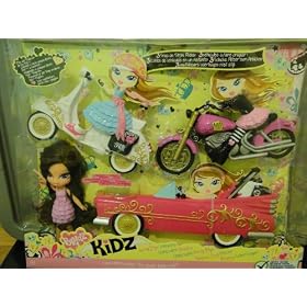 BRATZ KIDZ SASSY STYLE VEHICLES DOLL & CLIP ON CLOTHES / VEHICLES