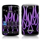 Purple Neon Flames Design Protective Skin Decal Sticker for BlackBerry Storm 9530 Cell Phone