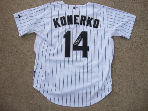 Chicago White Sox's PAUL KONERKO Signed Autographed Jersey COA