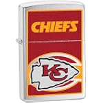 Zippo NFL Chiefs Lighter (Silver, 5 1/2 x 3 1/2 cm)