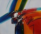 Art Reproduction Oil Painting - Abstract: Color Stack III - Classic 20 X 24 - Hand Painted Canvas Art