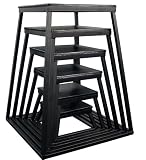 Plyometric Platform Box Set- 6", 12", 18", 24", 30", 36" Black