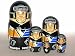 NHL Hockey Pittsburgh Penguins or Any Team your choice Russian Nesting doll 5 pcs / 6-7 in