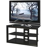 Techcraft MC3032B 36-Inch Television Stand (Black)