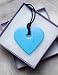 Baby : Smart Mom Turquoise Heart Pendant Teething Necklace
