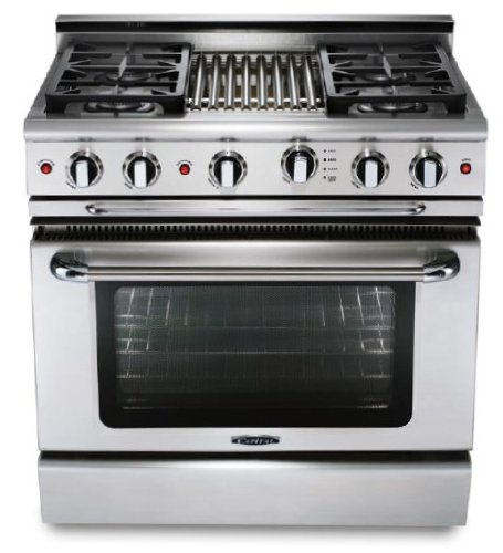 Capital Gscr364q-lp 36 Inch Self Cleaning Propane Gas Range