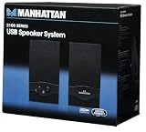 MANHATTAN 2100 Serie USB Lautsprecher Hochwertige Aktiv-Lautsprecher Stromversorgung ueber USB Geschirmte Gehaeuse fuer klaren Sound