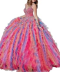 Spaghetti Strap   Ball Gown Quinceanera Dress 