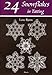 24 Snowflakes in Tatting