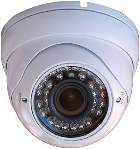 IP Dome IR Camera 1080p 2-8-12mm 2MP 1/2.8" SONY EXMOR, ONVIF NETIP 12VDC or 48V 802.3af POE