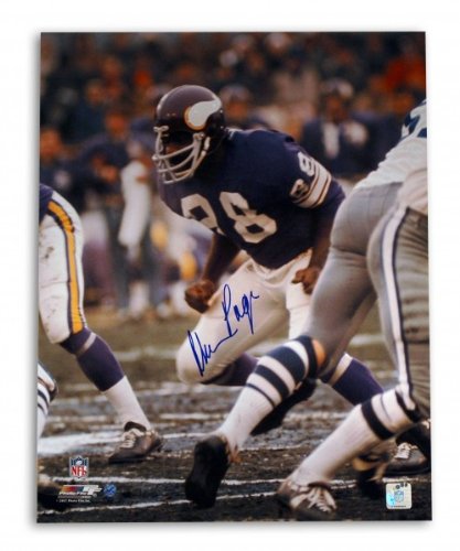 Alan Page Autographed/Hand signed Minnesota Vikings 16x20 Photo
