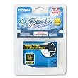 Tz Tape Cartridge For P-Touch Labelmaker, 1/2W, Gold On Black